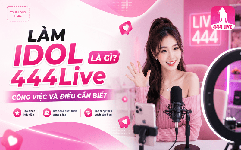 Làm Idol 444Live Là Gì? Công Việc Và Điều Cần Biết