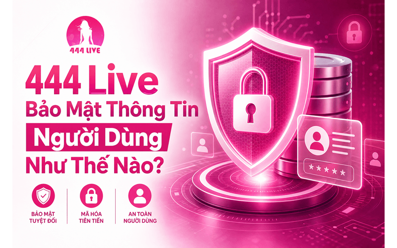 444Live Bảo Mật Thông Tin Người Dùng Như Thế Nào?