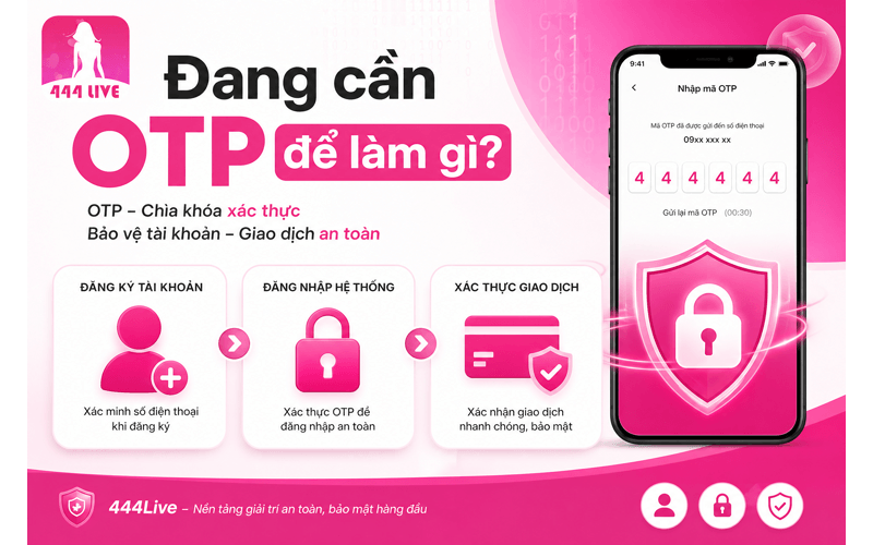 Đang cần OTP để làm gì?