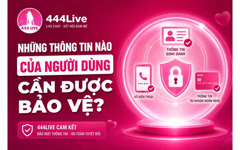 Những thông tin nào của người dùng cần được bảo vệ?