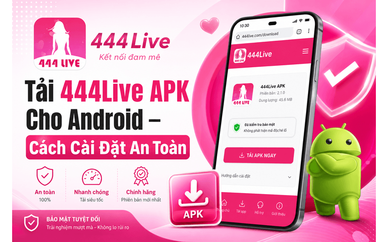 Tải 444Live APK Cho Android – Cách Cài Đặt An Toàn